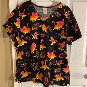 Disney lion king xl scrub top